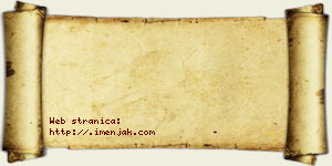 Andjelina Tasojević vizit kartica